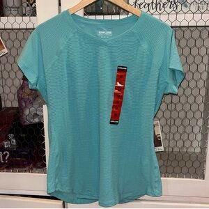 Aqua Kirkland Athletic Shirt